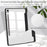 For Samsung Galaxy Tab S10 FE / S9 FE Tablet Case Leather+TPU+Acrylic Stand Cover with Pen Slot - Black - 6