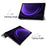 For Samsung Galaxy Tab S10 FE / S9 FE Case Pattern Printing Trifold Stand Tablet Cover - Cat - 2