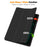 For Samsung Galaxy Tab S9 FE+ Case Tri-fold Stand Pen Slot Tablet Leather Cover - Black - 3