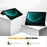 For Samsung Galaxy Tab S9 FE+ Case Tri-fold Stand Pen Slot Tablet Leather Cover - Black - 4