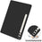 For Samsung Galaxy Tab S9 FE+ Case Tri-fold Stand Pen Slot Tablet Leather Cover - Black - 6