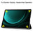 For Samsung Galaxy Tab S9 FE+ Leather Case Tablet Cover with Tri-fold Stand - Black - 4