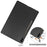 For Samsung Galaxy Tab S9 FE+ Leather Case Tablet Cover with Tri-fold Stand - Black - 6