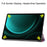 For Samsung Galaxy Tab S9 FE+ Case Tri-fold Stand PU Leather Tablet Cover - Galaxy - 4