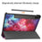 For Samsung Galaxy Tab S9 FE+ Case Tri-fold Stand PU Leather Tablet Cover - Galaxy - 5