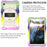 For Samsung Galaxy Tab A9 Kickstand Case TPU+PC Protective Tablet Cover with Shoulder Strap - Colorful Purple - 3