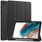 For Samsung Galaxy Tab A9+ Case Tri-fold Stand Leather Tablet Cover with Pen Slot - Black - 1