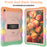 For Samsung Galaxy Tab A9+ Rugged Kickstand Cover TPU+PC Tablet Case with Shoulder Strap - Colorful Gold - 4