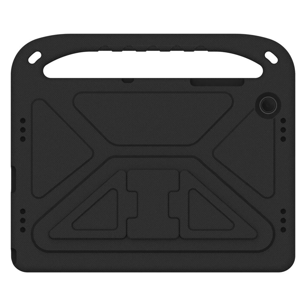 For Samsung Galaxy Tab A11+ / A9+ Shockproof EVA Tablet Case Protective Cover with Handle and Kickstand - Black - 7