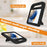 For Samsung Galaxy Tab A11 / A9 Case Shockproof Kickstand EVA Tablet Cover with Handle - Black - 3