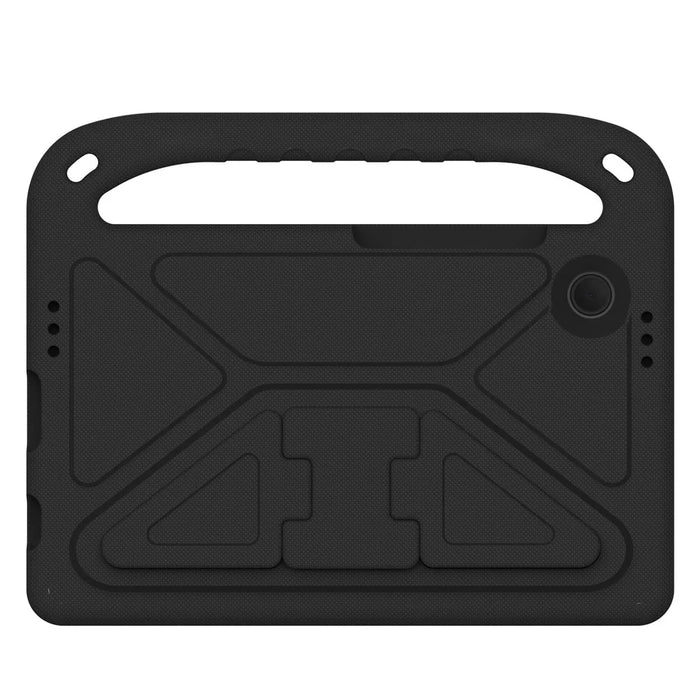 For Samsung Galaxy Tab A11 / A9 Case Shockproof Kickstand EVA Tablet Cover with Handle - Black - 7