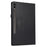 For Samsung Galaxy Tab S9+ Leather Case Bi-fold Stand Tablet Protective Cover - Black - 4