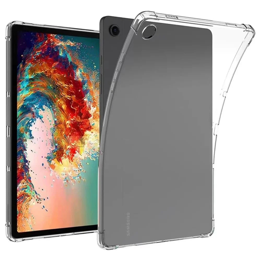 For Samsung Galaxy Tab A9+ Case TPU Tablet Cover Transparent Drop Protection Shell - 1