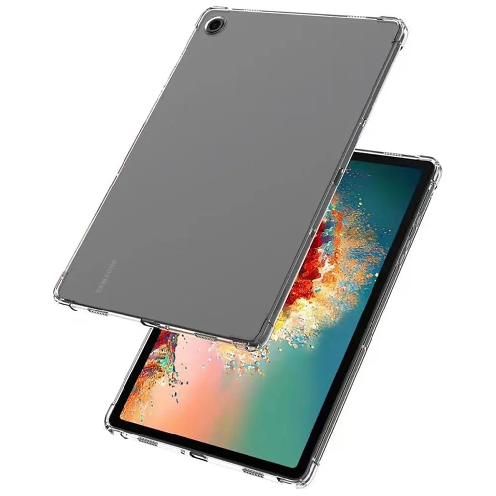 For Samsung Galaxy Tab A9+ Case TPU Tablet Cover Transparent Drop Protection Shell - 3