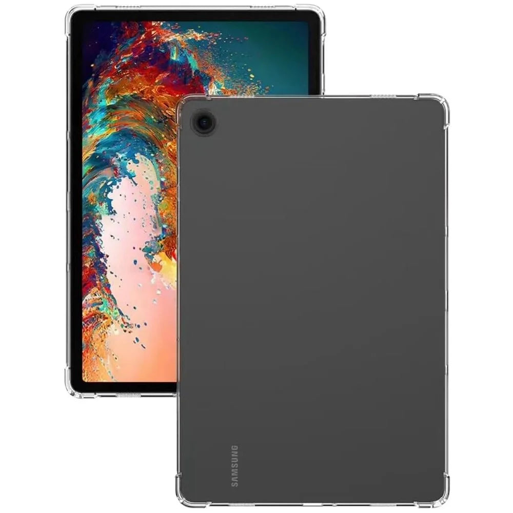 For Samsung Galaxy Tab A9+ Case TPU Tablet Cover Transparent Drop Protection Shell - 4