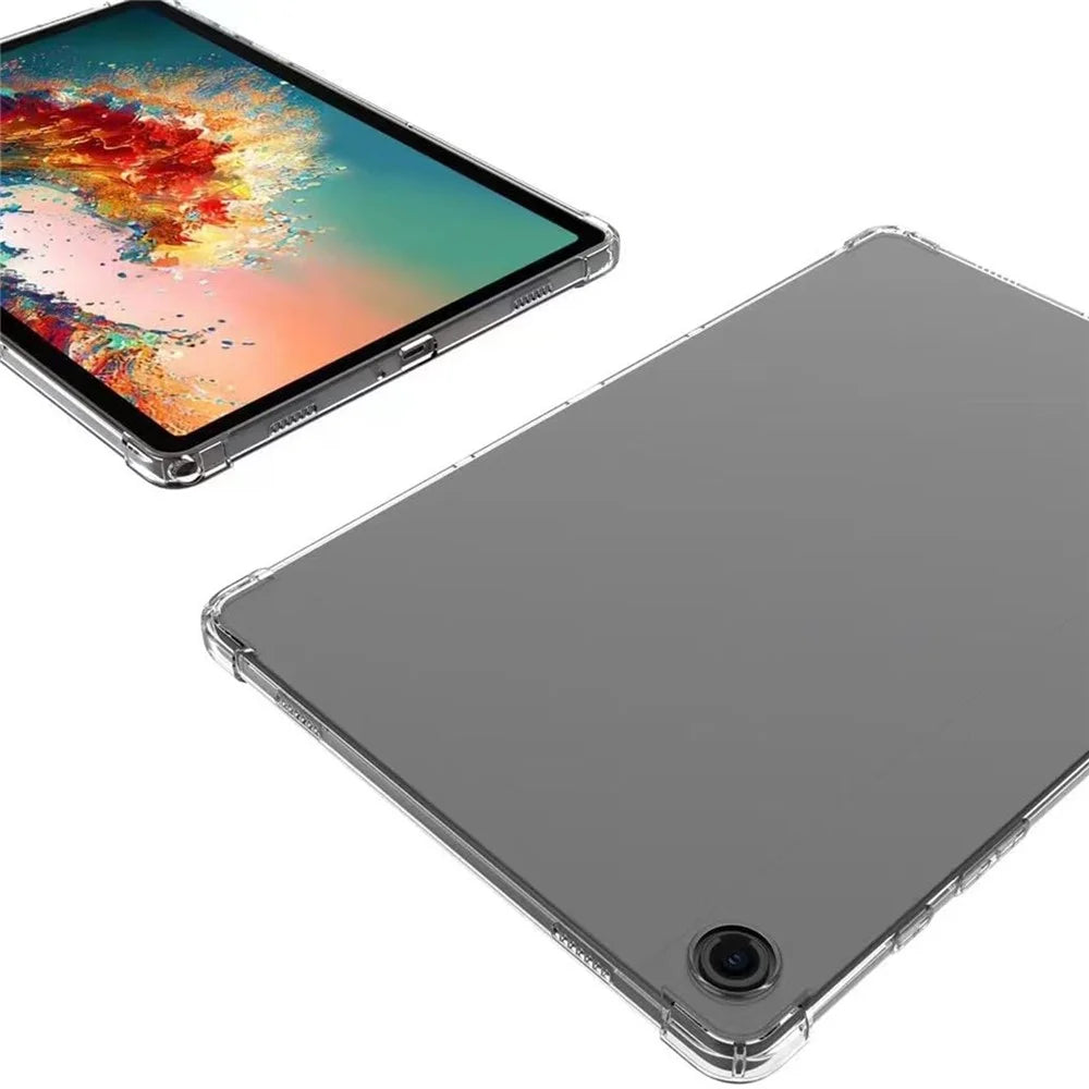 For Samsung Galaxy Tab A9+ Case TPU Tablet Cover Transparent Drop Protection Shell - 5