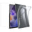 For Samsung Galaxy Tab A9 Clear Case TPU Tablet Cover + 2.5D Arc Edge Tempered Glass Screen Film - 1