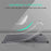 For Samsung Galaxy Tab A9 Clear Case TPU Tablet Cover + 2.5D Arc Edge Tempered Glass Screen Film - 3