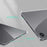 For Samsung Galaxy Tab A9 Clear Case TPU Tablet Cover + 2.5D Arc Edge Tempered Glass Screen Film - 4