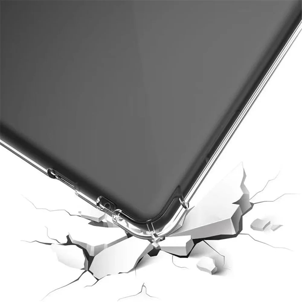 For Amazon Fire HD 10 (2023) Clear Case Reinforced Corners TPU Tablet Cover - 2