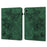 For Samsung Galaxy Tab A11+ / A9+ Case Leather Card Holder Butterfly Imprinted Tablet Cover - Green - 1