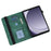 For Samsung Galaxy Tab A11+ / A9+ Case Flower Imprinting PU Leather Wallet Tablet Cover - Green - 2