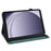 For Samsung Galaxy Tab A11+ / A9+ Case Flower Imprinting PU Leather Wallet Tablet Cover - Green - 3