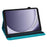 For Samsung Galaxy Tab S9 Case Butterfly Imprinted Card Holder Leather Tablet Cover - Blue - 2