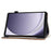 For Samsung Galaxy Tab A11+ / A9+ Stand PU Leather Case Tablet Cover with Card Slot - Brown - 3