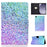 For Samsung Galaxy Tab A11+ / A9+ PU Leather Stand Cover Pattern Printing Tablet Case with Auto Sleep / Wake - Sand - 1