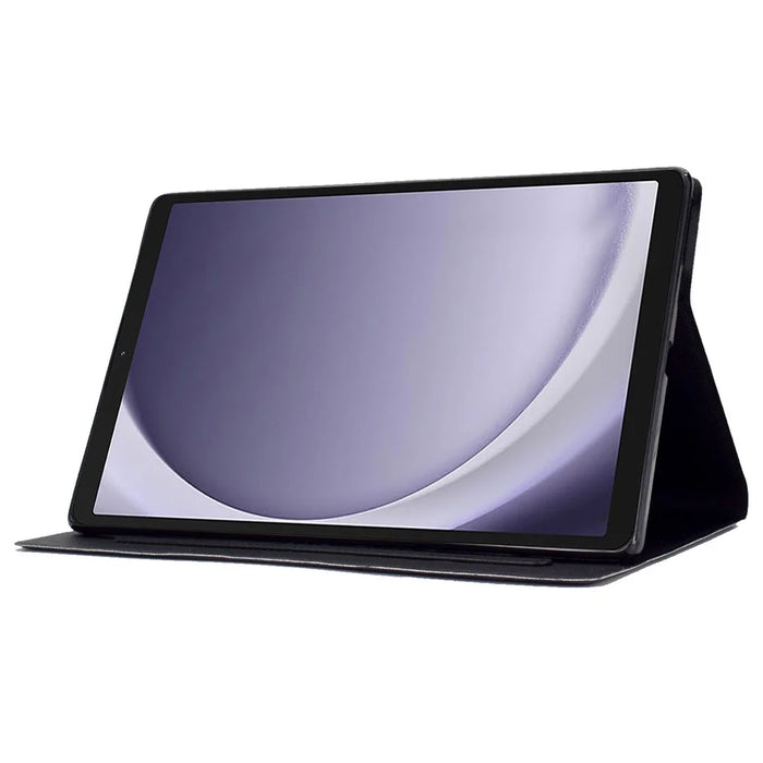 For Samsung Galaxy Tab A11+ / A9+ PU Leather Stand Cover Pattern Printing Tablet Case with Auto Sleep / Wake - Sand - 3