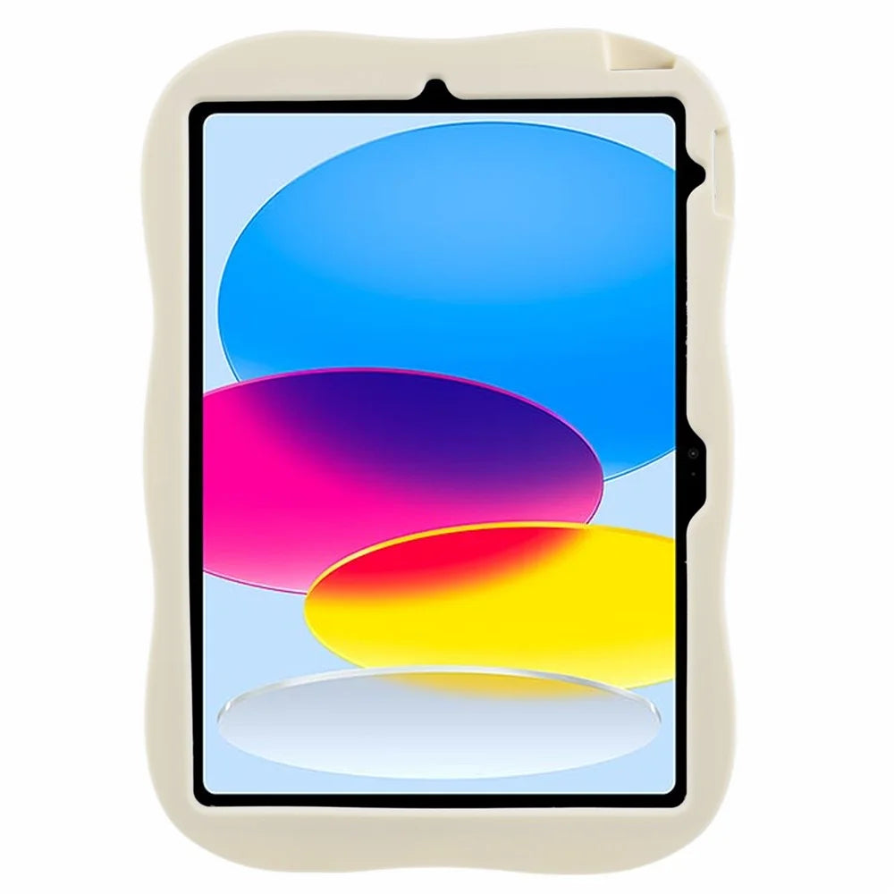 For iPad (2025) / 10.9 (2022) Case Cartoon Dinosaur 360 Degree Rotation Kickstand PC+Silicone Tablet Cover - 3