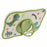For iPad (2025) / 10.9 (2022) Case Cartoon Dinosaur 360 Degree Rotation Kickstand PC+Silicone Tablet Cover - 6