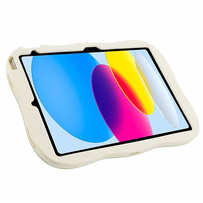 For iPad (2025) / 10.9 (2022) Case Cartoon Dinosaur 360 Degree Rotation Kickstand PC+Silicone Tablet Cover - 7