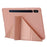 For Samsung Galaxy Tab S9 Case Auto Wake / Sleep Silicone+PU Tablet Cover - Rose Gold - 3