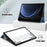 For Samsung Galaxy Tab S9 FE sm-x510 sm-x516 Case Tri-fold Stand Pattern Printing Tablet Cover - Wave - 3