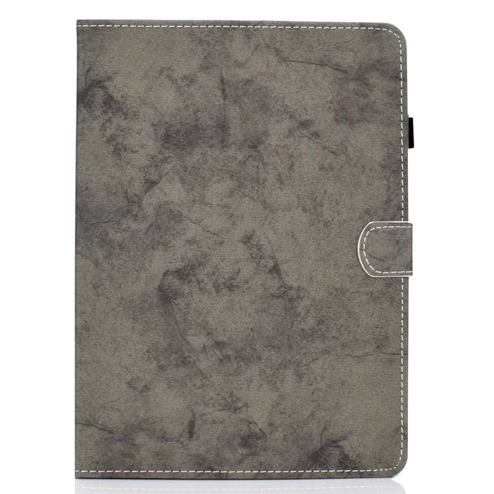 For Samsung Galaxy Tab A9+ Case Cloth Texture Card Slots Tablet Leather Cover - Grey - 7