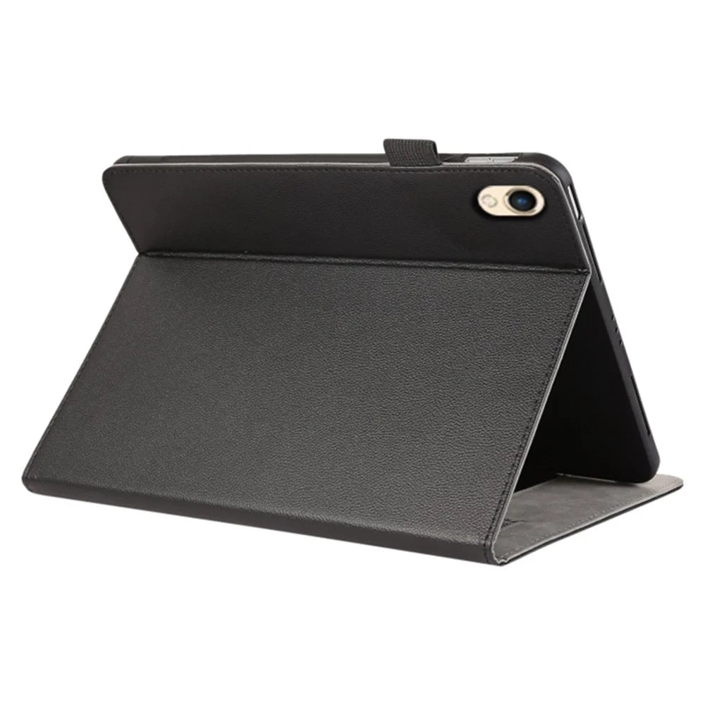 For iPad 10.2 (2021) / (2019) / 2020) Case Card Slot Protective Tablet Case PU Leather Flip Cover - Navy Blue - 3