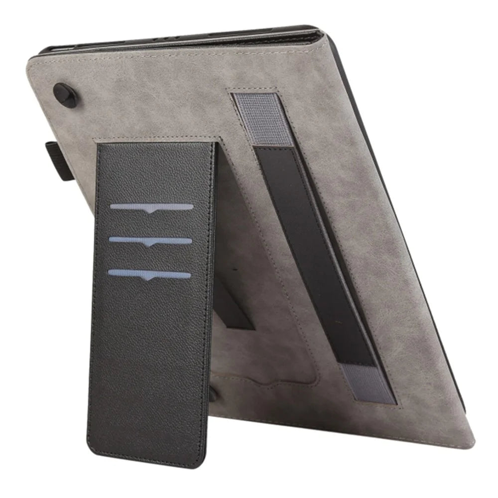 For iPad 10.2 (2021) / (2019) / 2020) Case Card Slot Protective Tablet Case PU Leather Flip Cover - Navy Blue - 6
