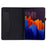 For Samsung Galaxy Tab S9 Ultra Case Cloth Texture Card Holder Tablet Stand Cover - Black - 2