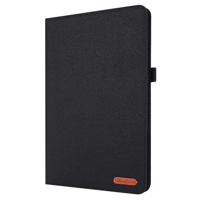 For Samsung Galaxy Tab S9+ Case Stand Card Holder Leather Tablet Cover - Black - 4