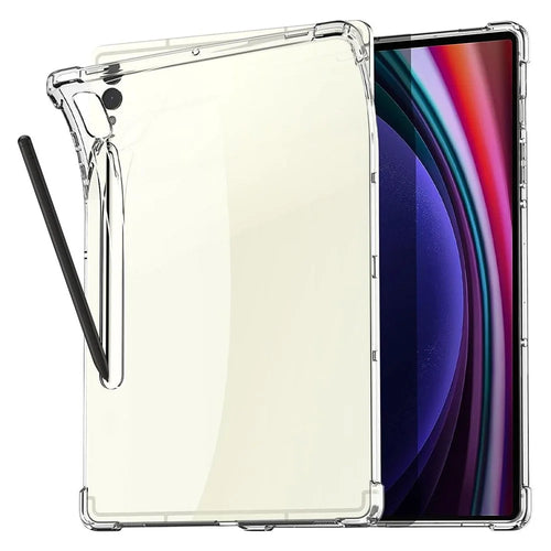 For Samsung Galaxy Tab S9 FE+ Case HD Clear Shell Drop-proof Protective Tablet TPU Cover - 1