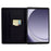 For Samsung Galaxy Tab A9 Case Card Slots Stand Tablet Leather Cover - Blue Marble - 2
