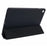 For Samsung Galaxy Tab A9+ Tri-Fold Stand Cover PU Leather Honeycomb Texture Tablet Case - Black - 4