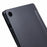 For Samsung Galaxy Tab A9+ Tri-Fold Stand Cover PU Leather Honeycomb Texture Tablet Case - Black - 7