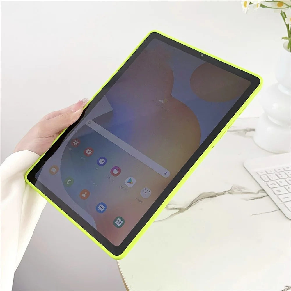 For Samsung Galaxy Tab S6 Lite (2024) / S6 Lite (2022) / S6 Lite (2020) P610 / P615 Case Skin-touch TPU Tablet Cover - Light Purple - 3