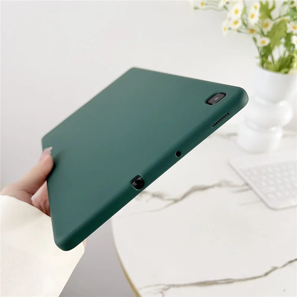 For Samsung Galaxy Tab S6 Lite (2024) / S6 Lite (2022) / S6 Lite (2020) P610 / P615 Case Skin-touch TPU Tablet Cover - Light Purple - 5