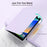 For iPad 10.2 (2021) / (2019) / (2020) Kickstand Case PU+Acrylic Detachable Tablet Cover - Purple - 2