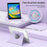 For iPad 10.2 (2021) / (2019) / (2020) Kickstand Case PU+Acrylic Detachable Tablet Cover - Purple - 3