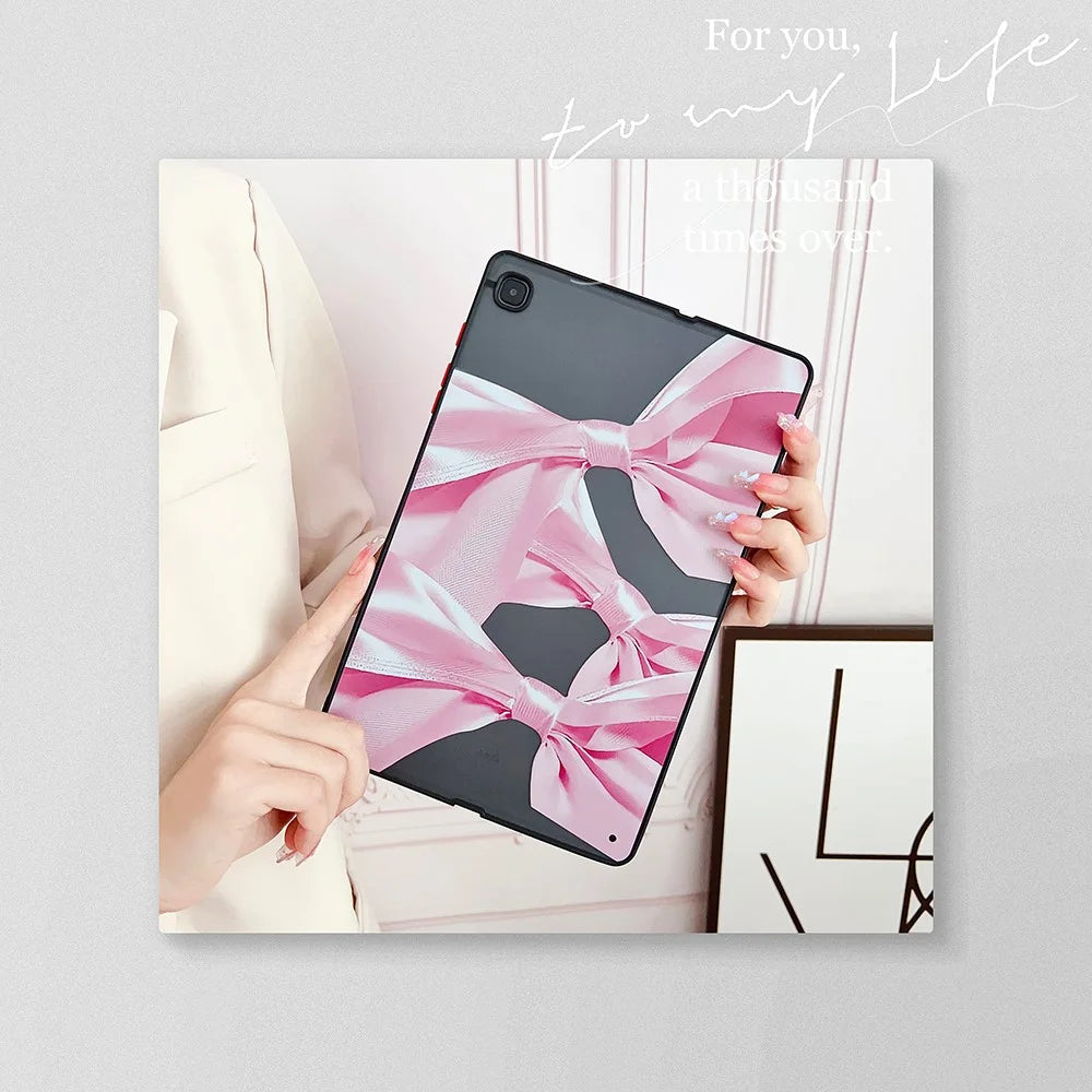 For Samsung Galaxy Tab S6 Lite (2024) / S6 Lite (2022) / S6 Lite (2020) P610 P615 Case PC+TPU Tablet Cover - Saffron - 3